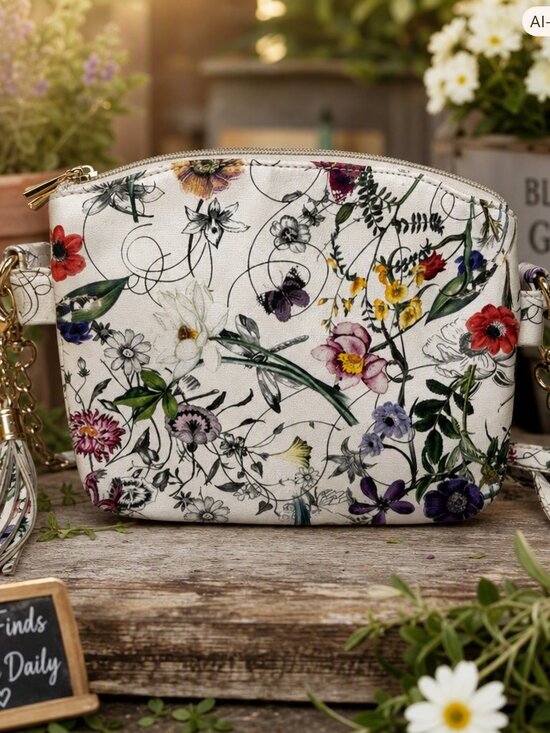 Imoshion Handbags - Imoshion Floral Crossbody Bag